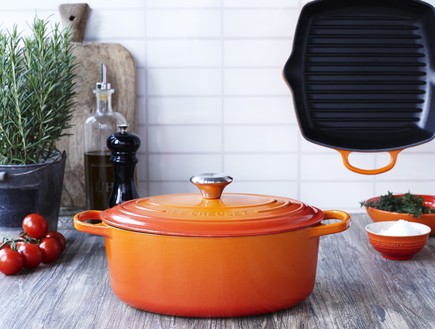 10 פריטים, LE CREUSET, 999 שקלים לאחר הנחה עד אחרי סוכות.  (צילום: יחצ)