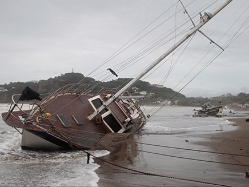 חופי ניקראגווה אחרי הוריקן נייט (צילום: חדשות 2)