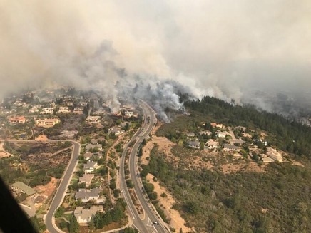 יותר מ-5,700 בתים נהרסו, קליפורניה (צילום: רויטרס)