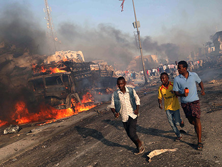 פיצוץ בסומליה (צילום: רויטרס)