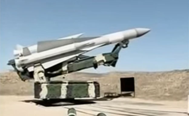 משגר טיל מסוג ЗРК С 200 שהופצץ ע''י ח"א (צילום: חדשות 2)