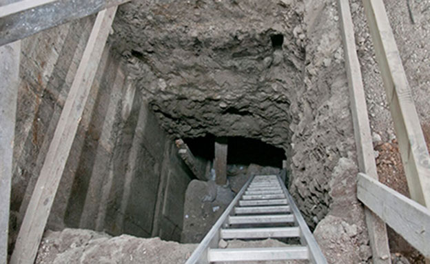 החפירות באזור מנהרות הכותל (צילום: יניב ברמן, באדיבות רשות העתיקות‎)