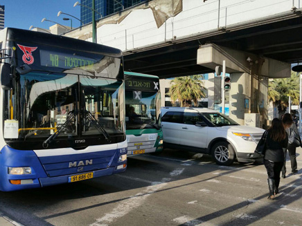 אוטובוס של חברת דן (צילום: חדשות 2)