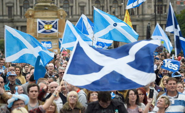 משאל עם בסקוטלנד על עצמאותה (צילום: רויטרס)
