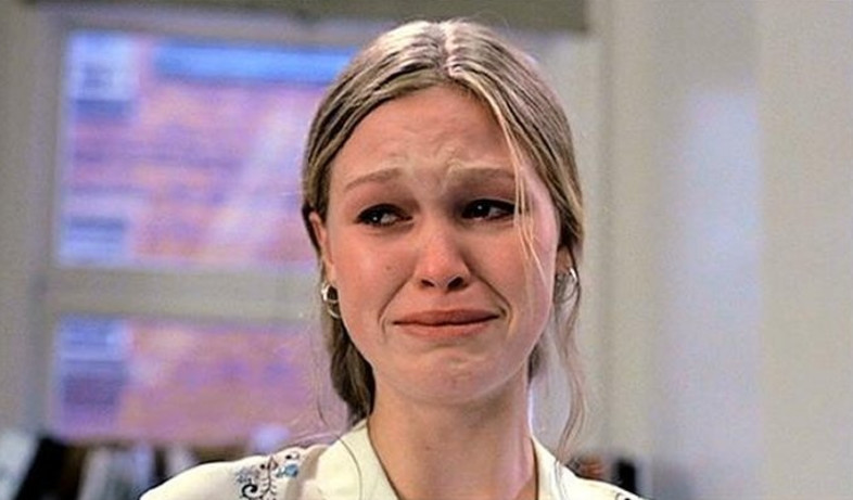 ג'וליה סטיילס בוכה מתוך 10 דברים שאני שונאת אצלך (צילום: מסך)
