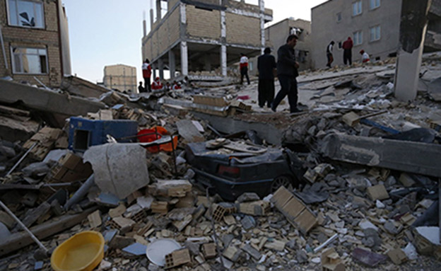 הרס בעירק (צילום: sky news)