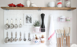 פגבורד07, ארגון יצירתי במטבח (צילום: inspiredbycharm.com)