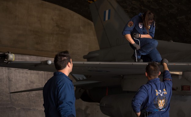 התרגיל האווירי הגדול ביותר שנערך בישראל אי פעם (צילום: דובר צה''ל)