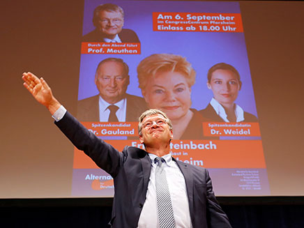 המרוויח הגדול? מנהיג אלטרנטיבה לגרמניה (צילום: רויטרס)