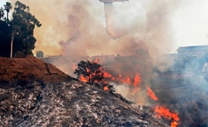 שריפות הענק בקליפורניה (צילום: CNN)