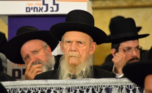 הרב גרשון אדלשטיין, יורשו של הרב שטיינמן (צילום: בעריש פילמר)