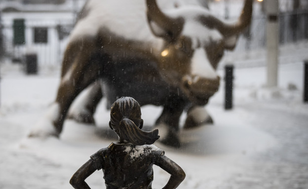 The Fearless Girl (צילום: AFP)
