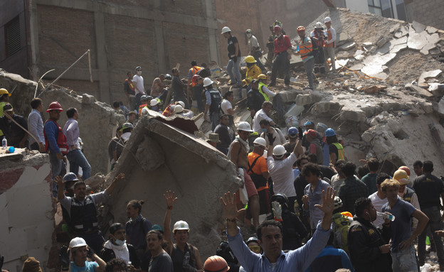 רעידת אדמה מקסיקו (צילום: GettyImages Rafael S. Fabres)
