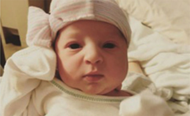 אמה גיבסון, התינוקת שעוברה הוקפא לפני 24 שנה (צילום: sky news)