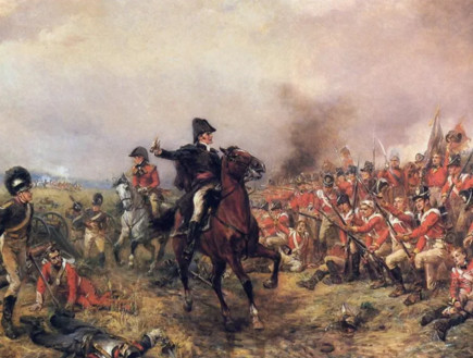 הגנרל ארתור וילסלי, הדוכס מוולינגטון, מביס את כוחות נפוליאון בקרב 