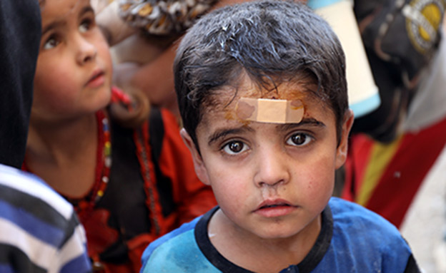ילדים בעירק שימשו כמגן אנושי (צילום: רויטרס)