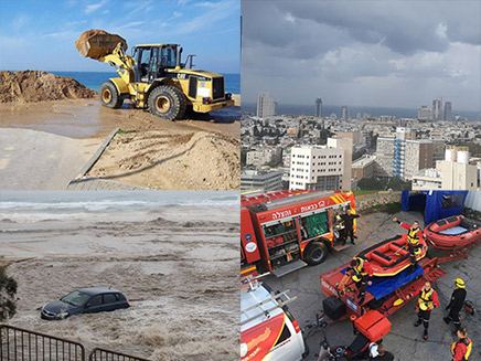 מתכוננים לסופה (צילום: רפי קינג, חדר מצב ארצי)