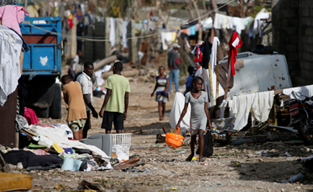 האיטי לאחר ההוריקן שפקד את המדינה (צילום: רויטרס)