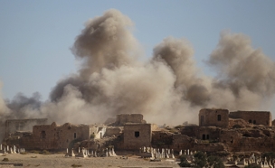 תקיפה בסוריה (ארכיון) (צילום: רוטרס)