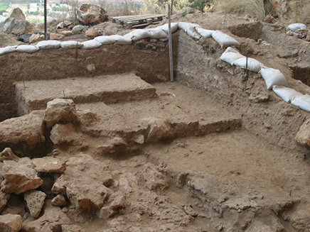 אתר החפירות הארכיאולוגיות בכרמל (צילום: דוברות אונ' ת
