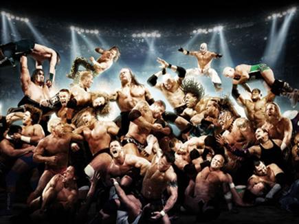 הקרב הפופולארי בעולם (WWE) (צילום: ספורט 5)