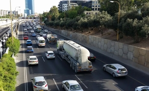 עומסי תנועה כבדים נוצרו. ארכיון (צילום: עזרי עמרם)