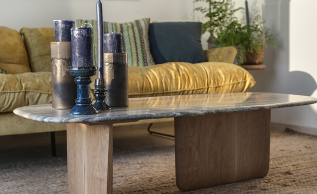 בית ינאי, שולחן, עיצוב לורן רייק, סטיילינג אמיר שאול (צילום: עודד סמדר)