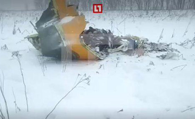 שרידי המטוס שנמצאו, לפי התקשורת הרוסית