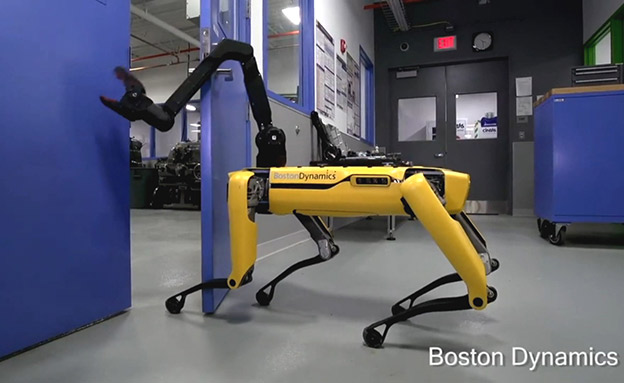 צפו: הרובוט שיודע לפתוח דלתות (צילום: Boston Dynamics)