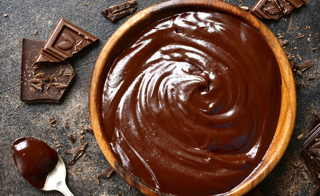 גנאש שוקולד (צילום: Liliya Kandrashevich, Shutterstock)