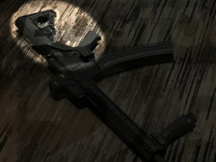 התוסף על רובה שאותר בחדר היורה בווגאס (צילום: CNN)