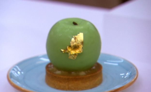 עוגת תפוח ירוק (צילום: מתוך "בייק אוף ישראל", קשת12)