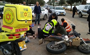 זירת התאונה ליד קדימה (צילום: תיעוד מבצעי מד"א)