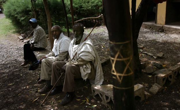 יהודי אתיופיה בגונדר (מאי 2007) (צילום: אוריאל סיני, getty images)