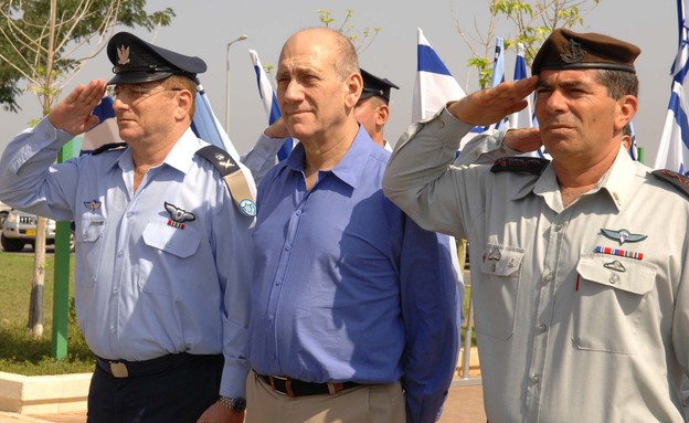 אולמרט אשכנזי שקדי (צילום: GPO, gettyimages)