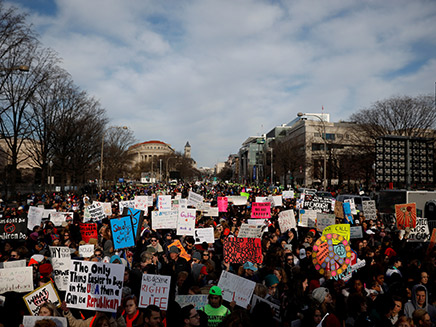 המחאה הראשית - בוושינגטון (צילום: רויטרס)
