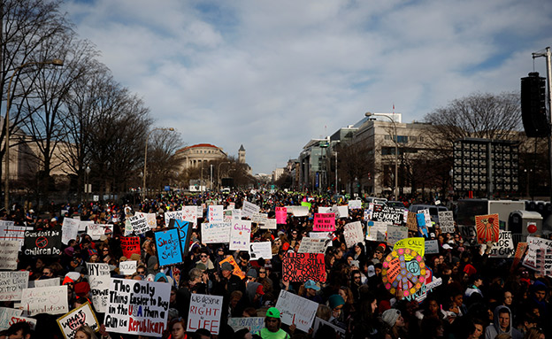 המחאה הראשית - בוושינגטון (צילום: רויטרס)