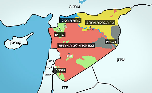אזורי השליטה בסוריה אזורי השליטה בסוריה