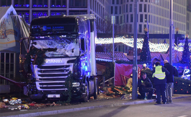 זירת הפיגוע בברלין, דצמבר 2016