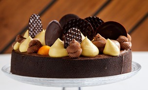 טארט שוקולד וצ'אי (צילום: אמיר מנחם, אוכל טוב)