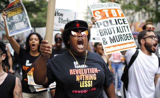 הפגנות נגד אפליית שחורים בארה"ב (ארכיון) (צילום: רויטרס)