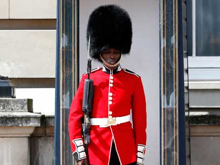 שומר מחוץ לארמון המלוכה (ארכיון) (צילום: רויטרס)