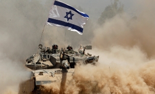 טנק ישראלי בפעולה צבאית, ארכיון (צילום: רויטרס)
