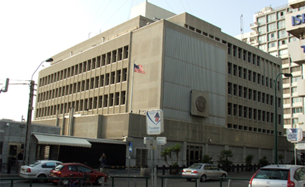 שגרירות ארה"ב בתל אביב (צילום: Krokodyl)
