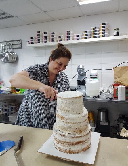 עוגת חתונה קורין גדעון (צילום: עידן חדד, יחצ קשת)