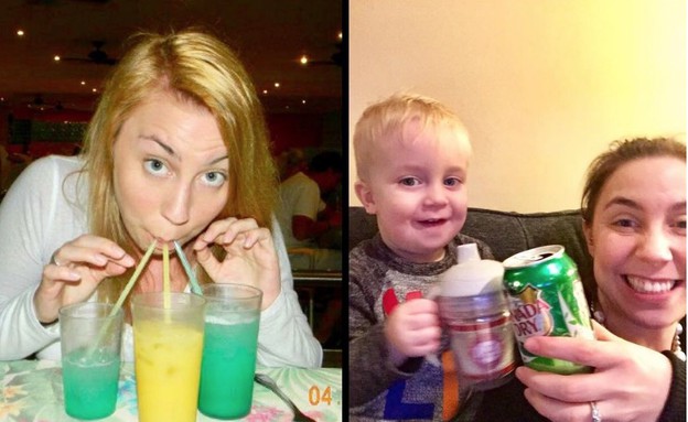 לפני ואחרי הילדים (צילום: מתוך instagram)
