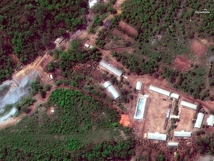 אתר הגרעין בצפון קוריאה (צילום: AP)