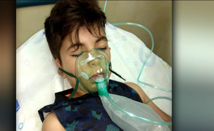 בן 10 אושפז בגלל הרעלת כלור חמורה (צילום: מתוך "חדשות הבוקר" , קשת12)