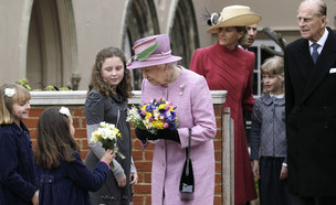המשפחה המלכותית בטקס חג הפסחא (צילום: Sang Tan - WPA Pool, Getty Images)
