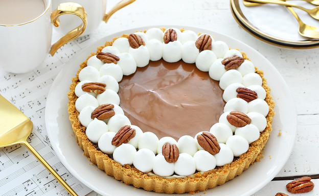 פאי מהיר של מסקרפונה וריבת חלב